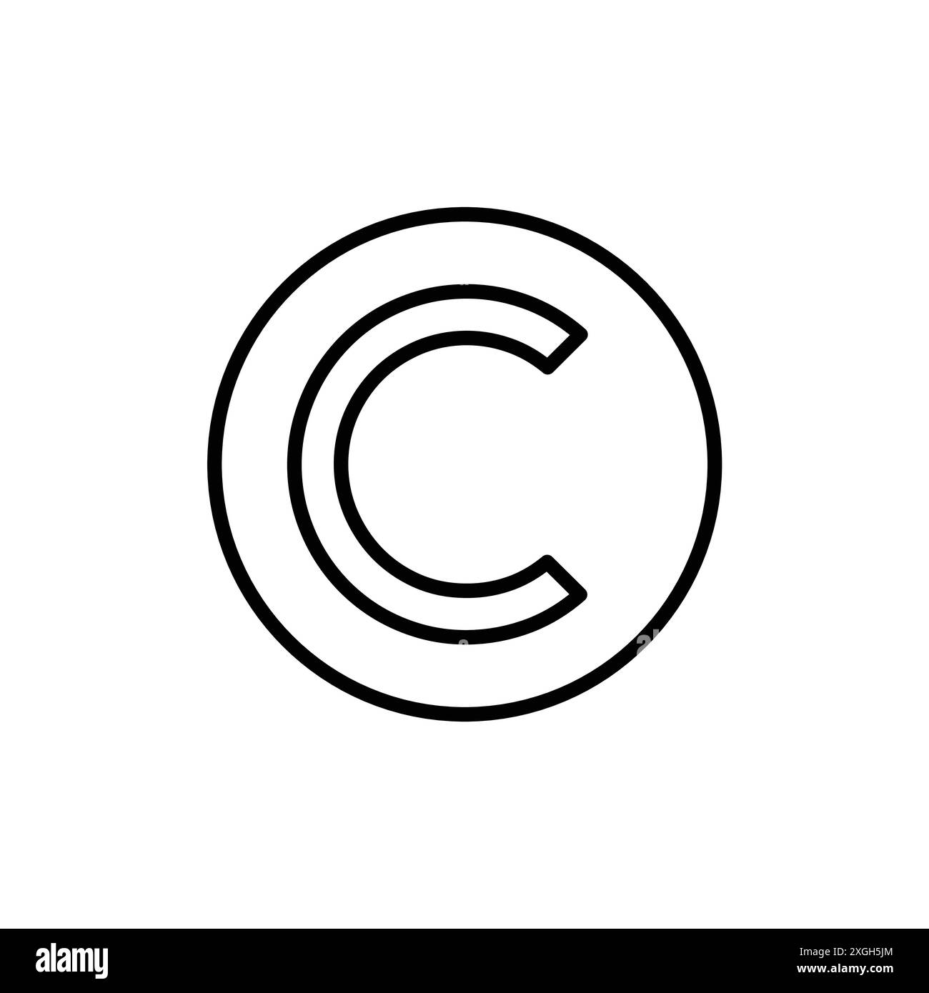 Copyright-Symbol Vektor-Logo-Set-Sammlung oder Bündelpackung Stock Vektor