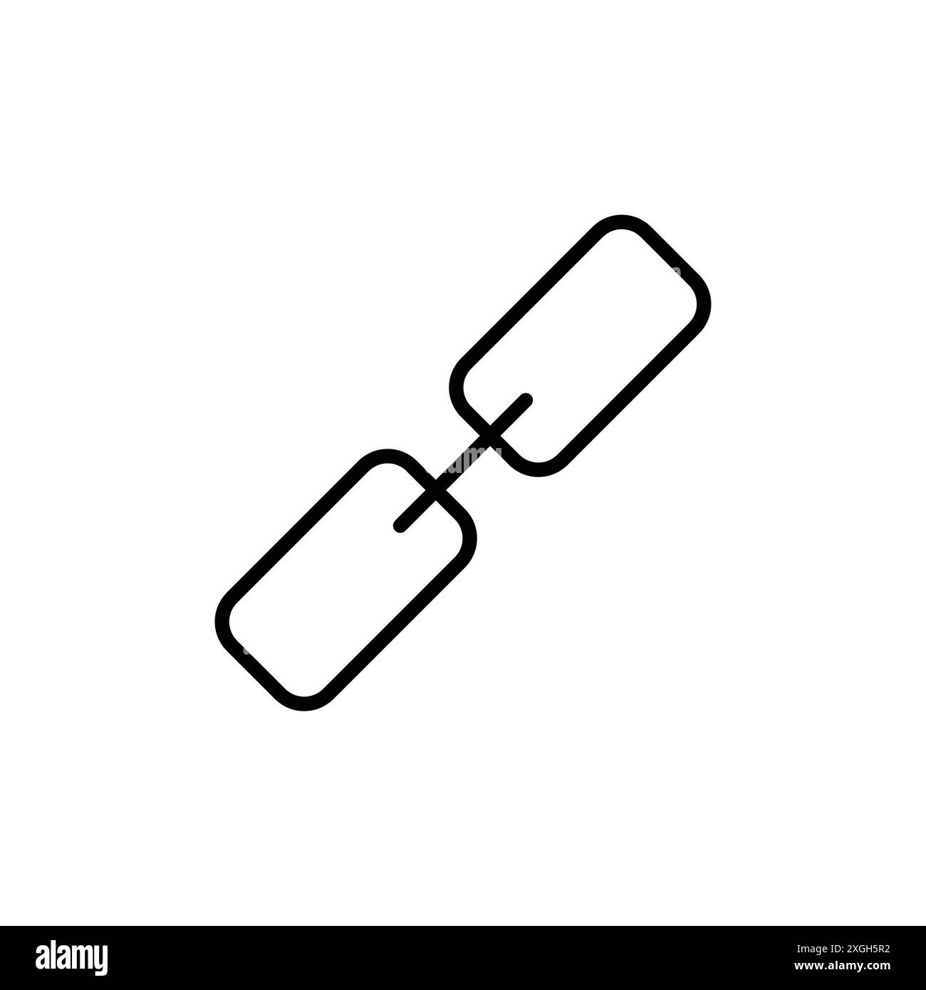 Link Symbol Vektor Logo Set Collection oder Bundle Pack Group Stock Vektor