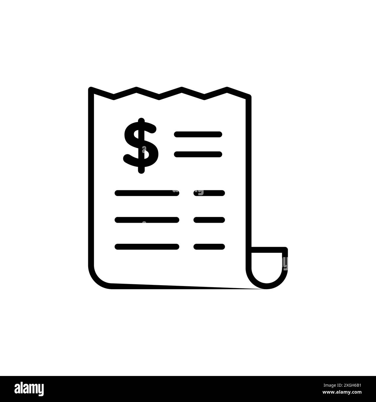 Rechnungssymbol Vektor-Logo Set Collection oder Bundle Pack Group Stock Vektor