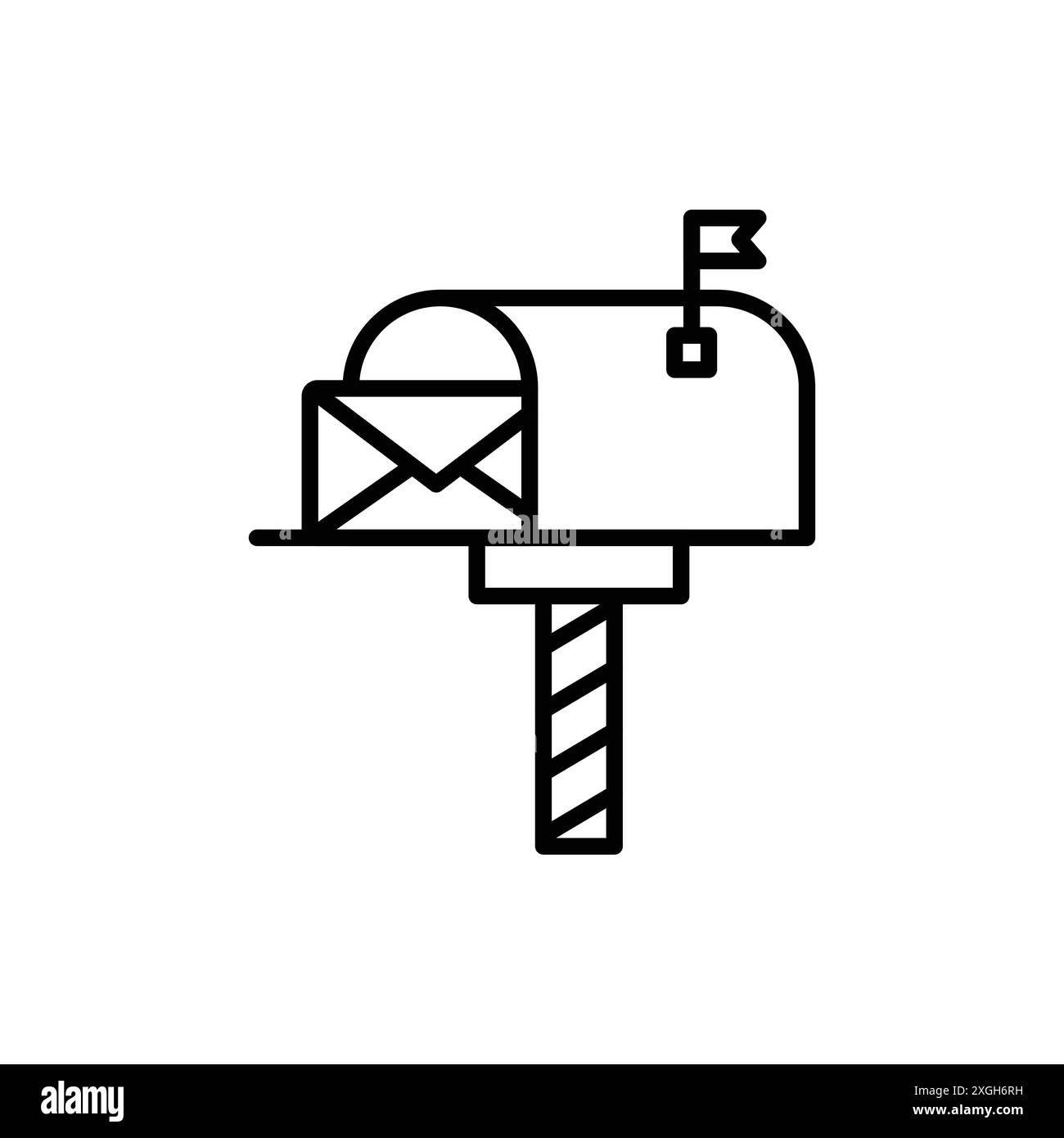 Mailbox-Symbol Vektor-Logo Set Collection oder Bundle Pack Group Stock Vektor