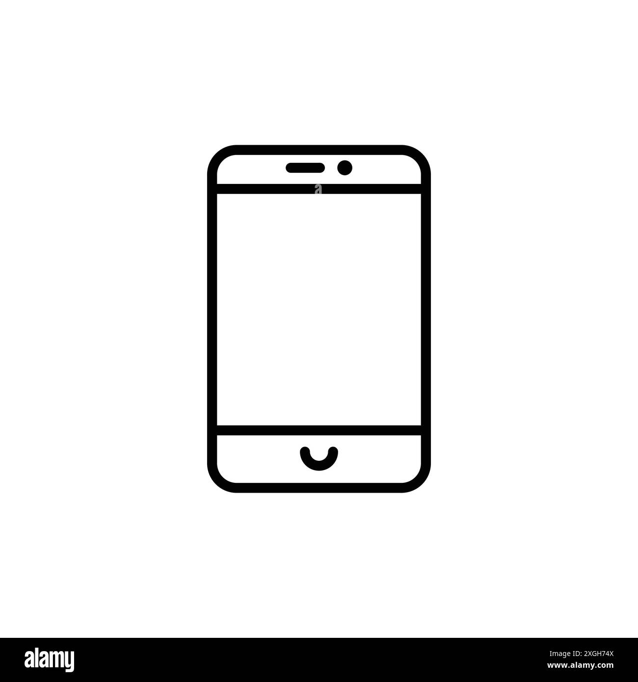 Smartphone-Symbol-Vektor-Logo-Set-Sammlung oder Bundle-Pack-Gruppe Stock Vektor