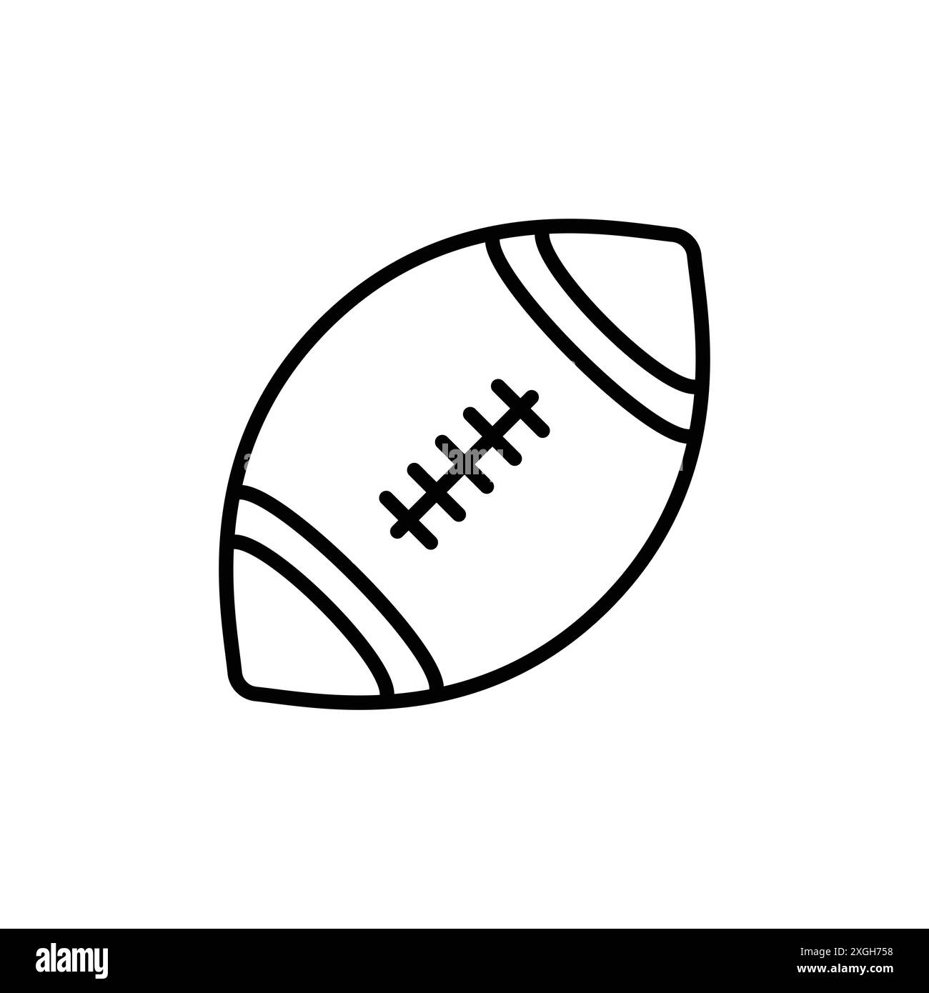 Rugby-Symbol-Vektor-Logo-Set-Kollektion oder Bundle-Pack-Gruppe Stock Vektor