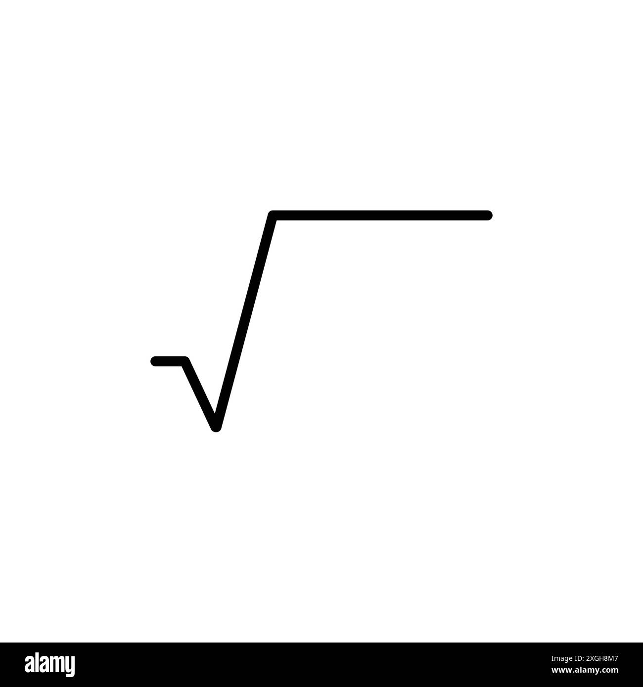 Quadratwurzel-Symbol Vektor-Logo-Set-Sammlung oder Bündelpackung Stock Vektor