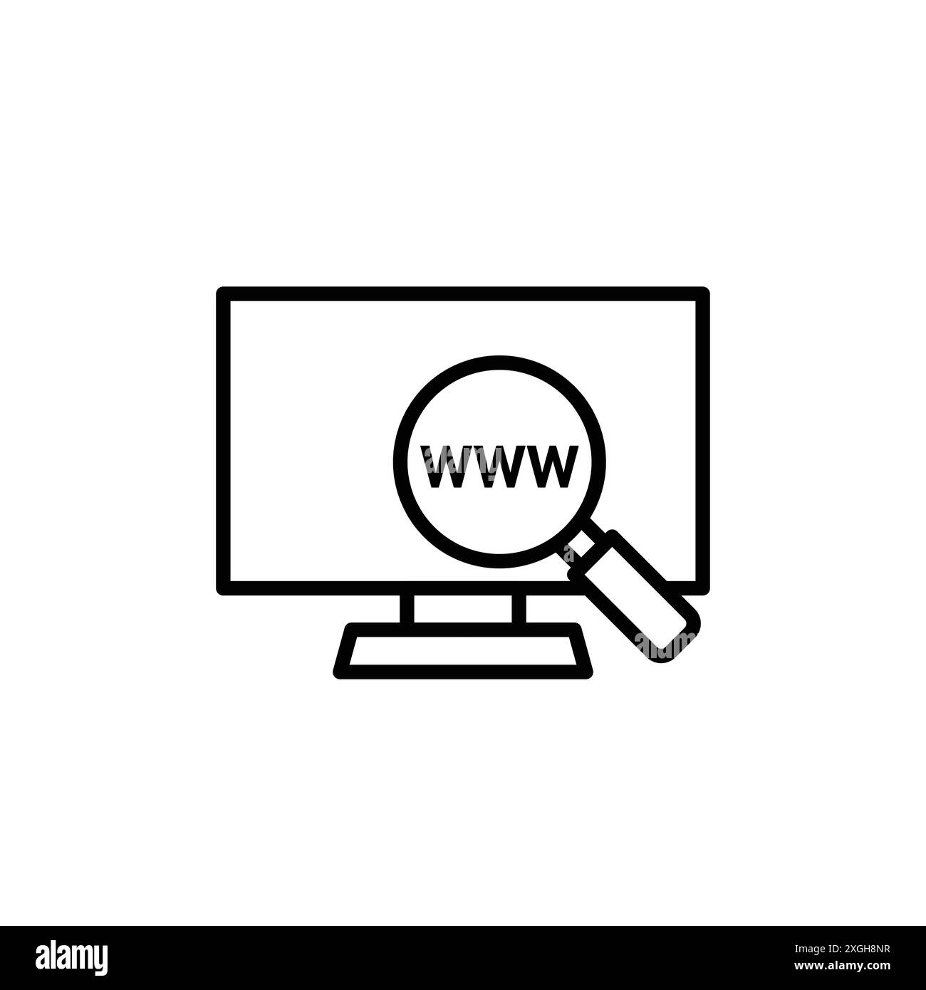 Suche nach Online-Symbol-Vektor-Logo-Set-Sammlung oder Bundle-Pack-Gruppe Stock Vektor