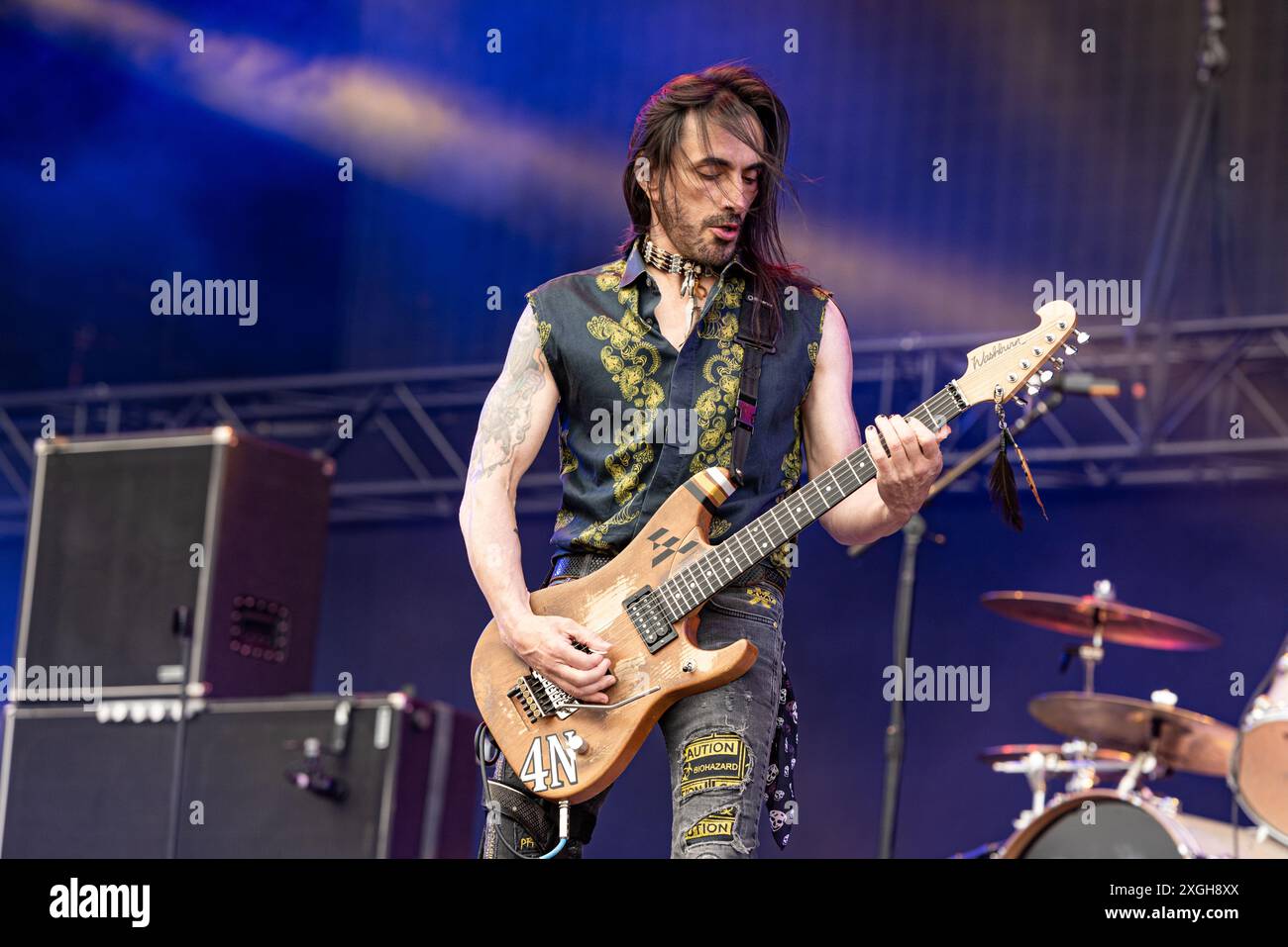 6. Juni 2024 Norje, Schweden: Band Extreme beim Sweden Rock Festival, Schweden. (Foto: Lennart Håård | HaardRockPhotography) Stockfoto