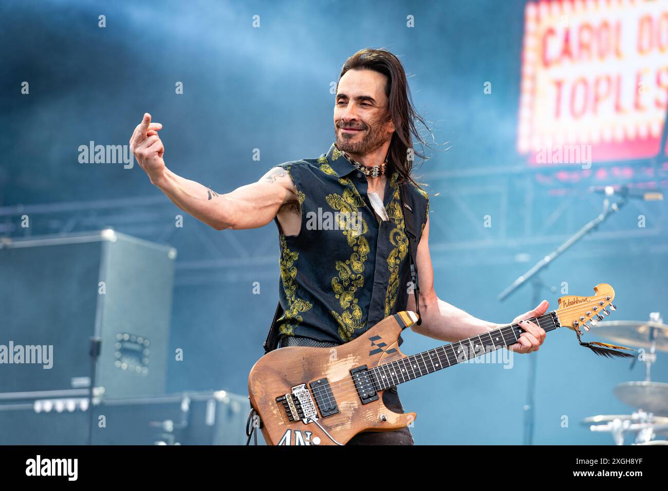 6. Juni 2024 Norje, Schweden: Band Extreme beim Sweden Rock Festival, Schweden. (Foto: Lennart Håård | HaardRockPhotography) Stockfoto