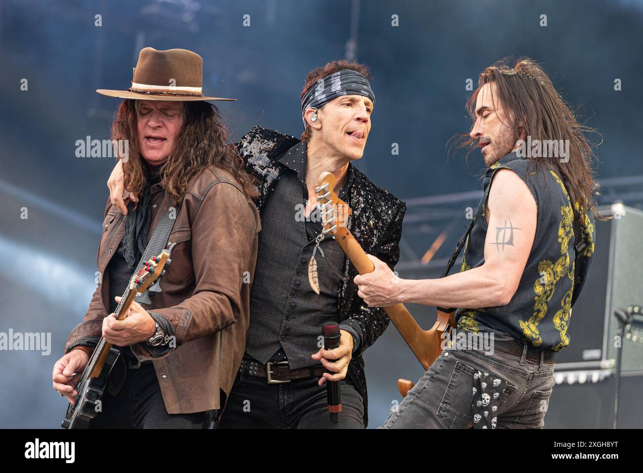 6. Juni 2024 Norje, Schweden: Band Extreme beim Sweden Rock Festival, Schweden. (Foto: Lennart Håård | HaardRockPhotography) Stockfoto