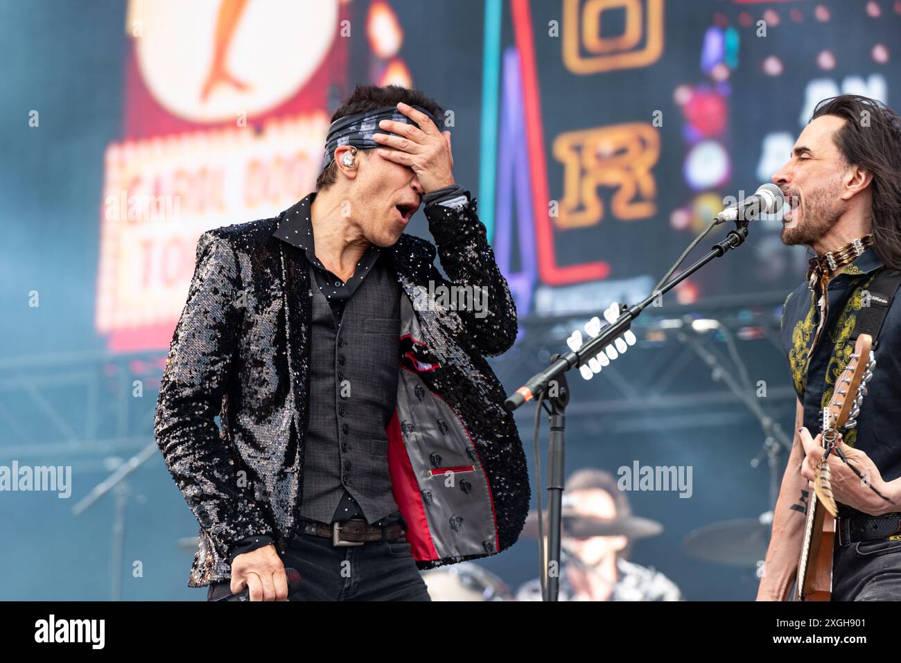 6. Juni 2024 Norje, Schweden: Band Extreme beim Sweden Rock Festival, Schweden. (Foto: Lennart Håård | HaardRockPhotography) Stockfoto