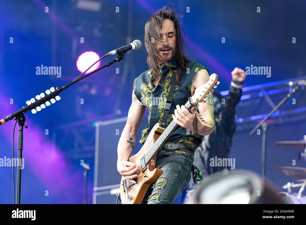 6. Juni 2024 Norje, Schweden: Band Extreme beim Sweden Rock Festival, Schweden. (Foto: Lennart Håård | HaardRockPhotography) Stockfoto