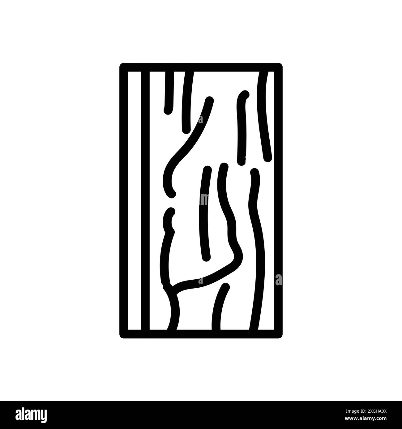 Holzbrett-Symbol Vektor-Logo-Set-Kollektion oder Bundle-Pack-Gruppe Stock Vektor