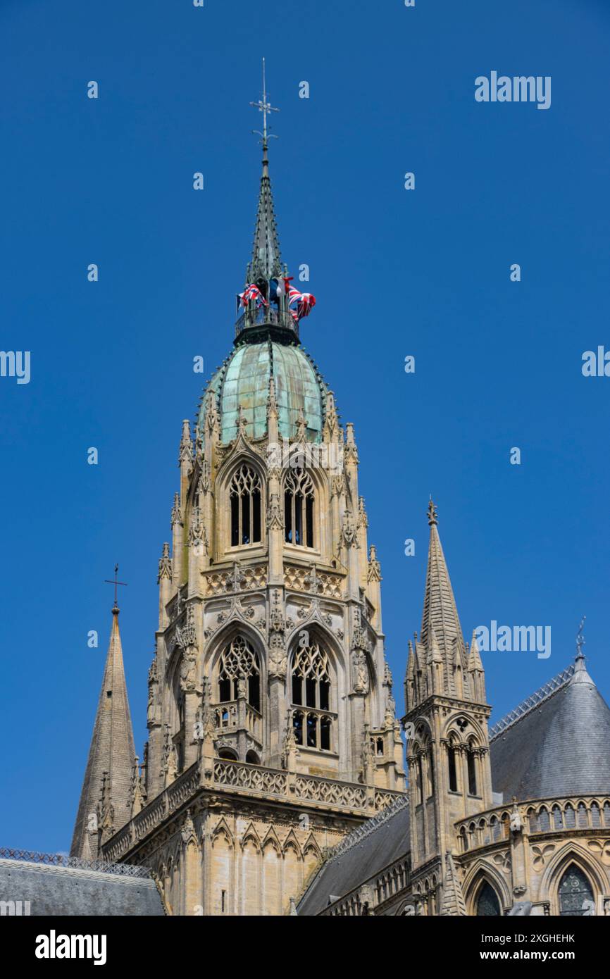 Unsere Lieben Frau von Bayeux, die Kathedrale von Bayeux Stockfoto