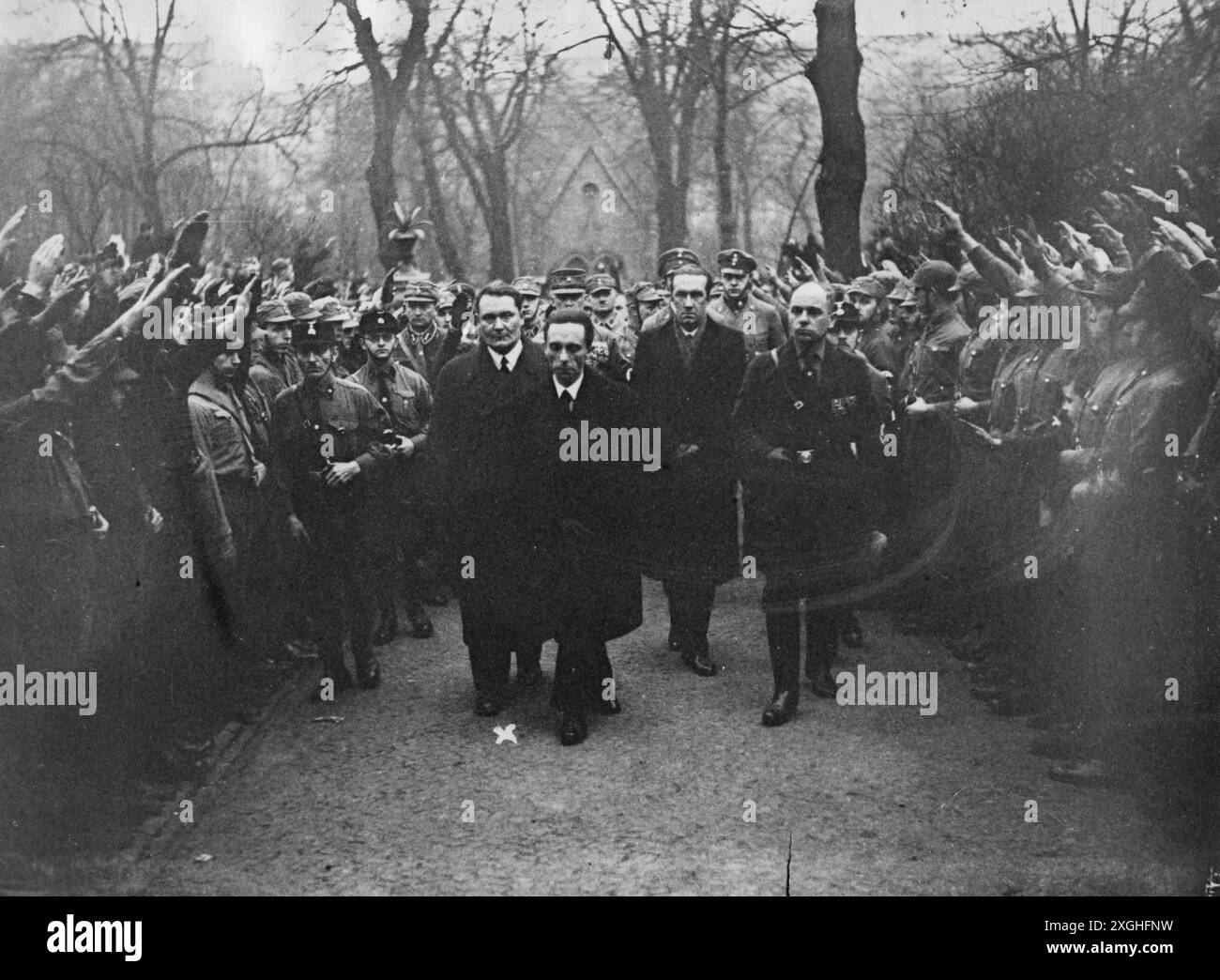 Wessel, Horst, 9.10.1907–23,2 1930, deutscher Student und SA-Offizier, 'Martyr' der NSDAP, Beerdigung, NUR REDAKTIONELLE VERWENDUNG Stockfoto