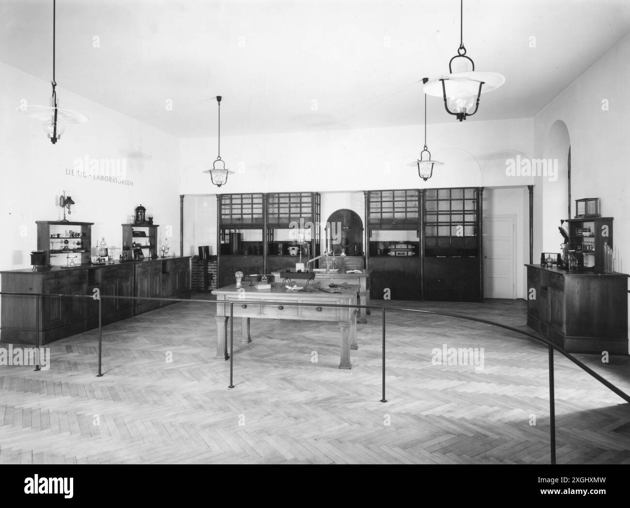 Wissenschaft, Chemie, Labor von Justus von Liebig, um 1840, Reproduktion, ZUSATZRECHTE-CLEARANCE-INFO-NOT-AVAILABLE Stockfoto