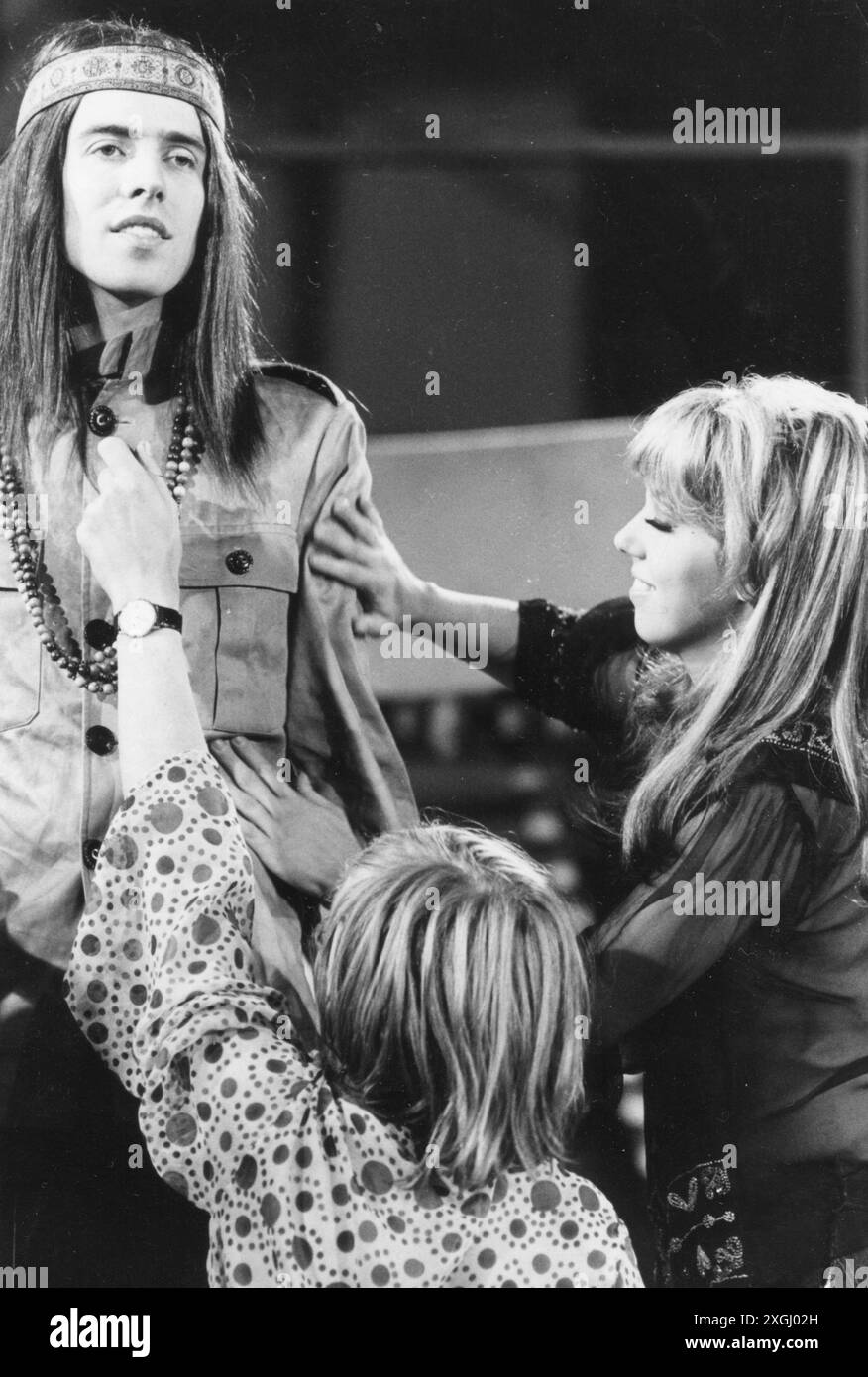 Heatre/Theater, Musical, "Hair", deutsche Version, Regisseur: Werner Schmid, BERTRAND CASTELLI, ZUSATZRECHTE-FREIGABE-INFO-NICHT-VERFÜGBAR Stockfoto