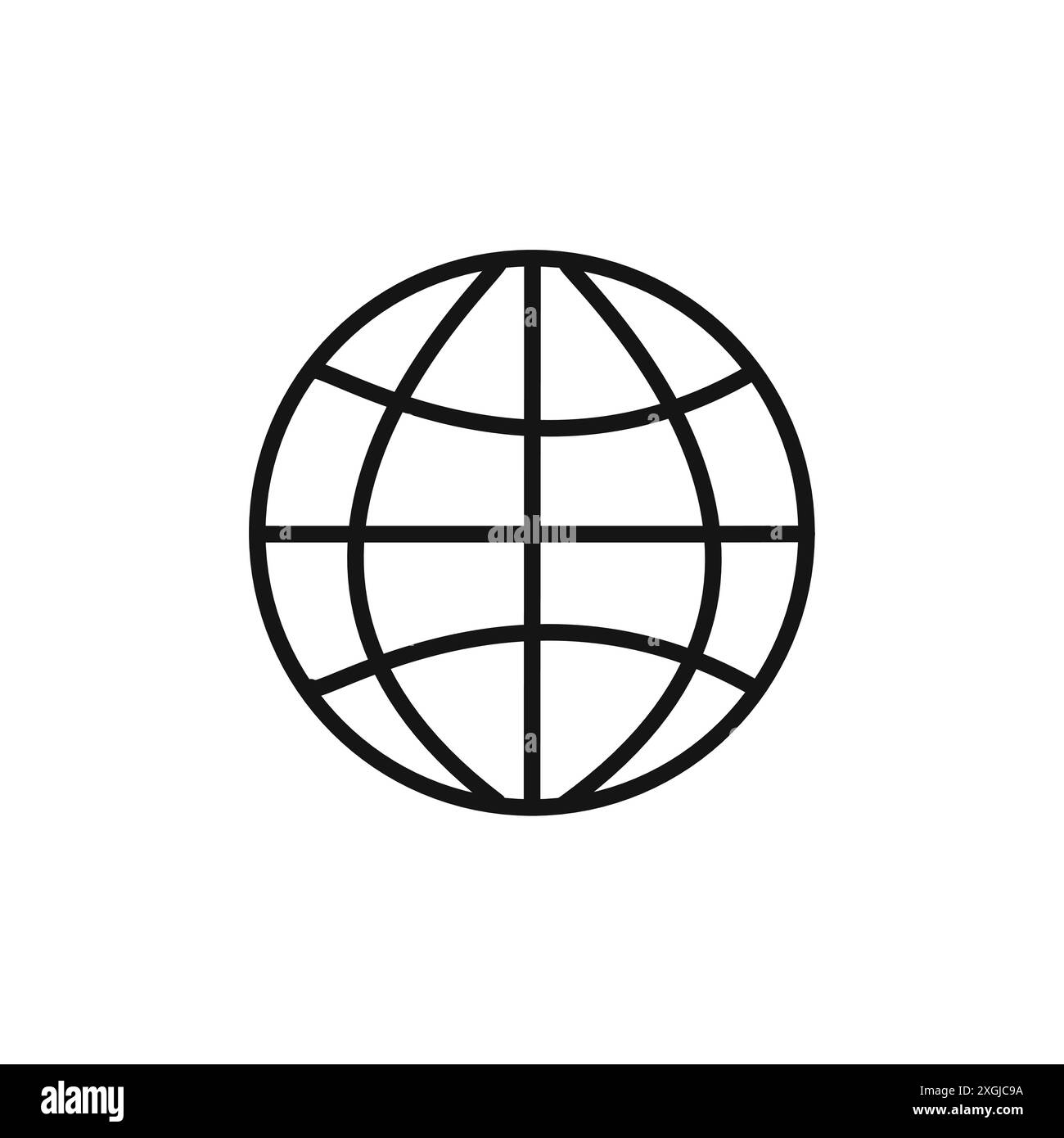 Globe icon Vektor-Logo-Set-Kollektion für Web-App-ui Stock Vektor