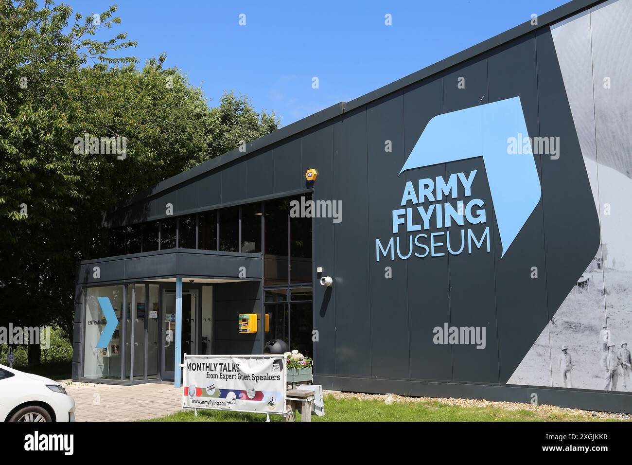 Army Flying Museum, Kentsboro, Middle Wallop, Stockbridge, Hampshire, England, Großbritannien, Europa Stockfoto