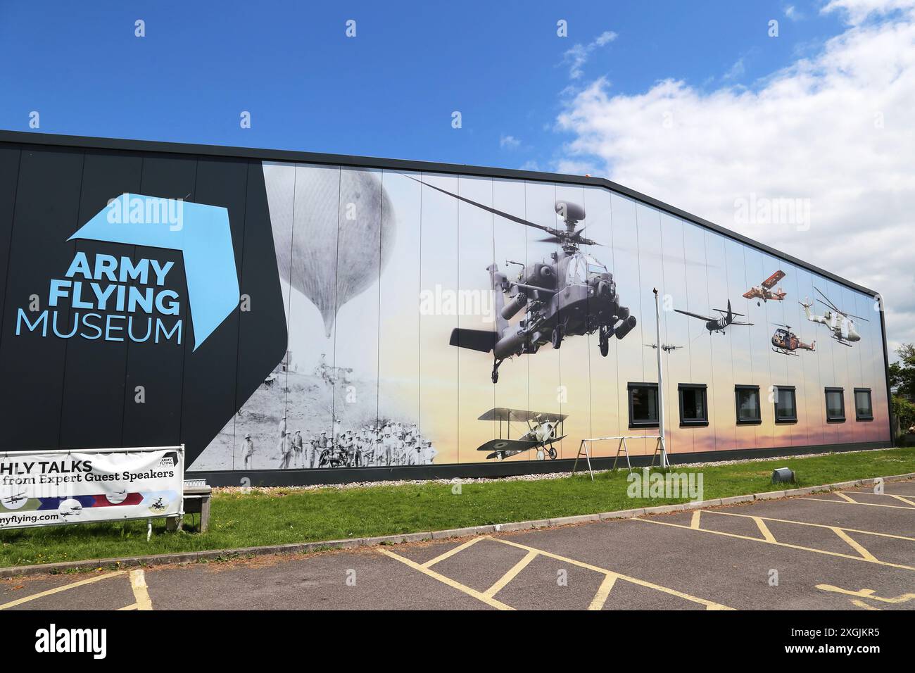 Army Flying Museum, Kentsboro, Middle Wallop, Stockbridge, Hampshire, England, Großbritannien, Europa Stockfoto