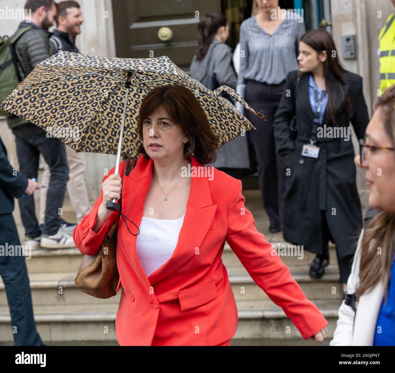 London, Großbritannien. Juli 2024. Minister in Whitehall Lucy Powell, Leader des Unterhauses, Credit: Ian Davidson/Alamy Live News Stockfoto