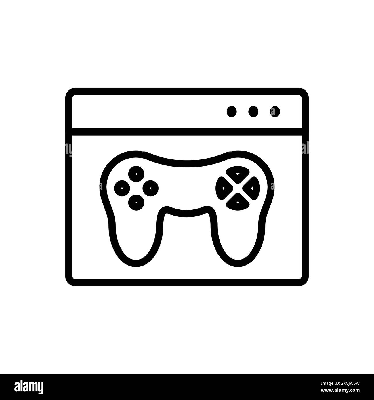 Spielentwicklung Icon Vektor Logo Set Sammlung für Web App ui Stock Vektor