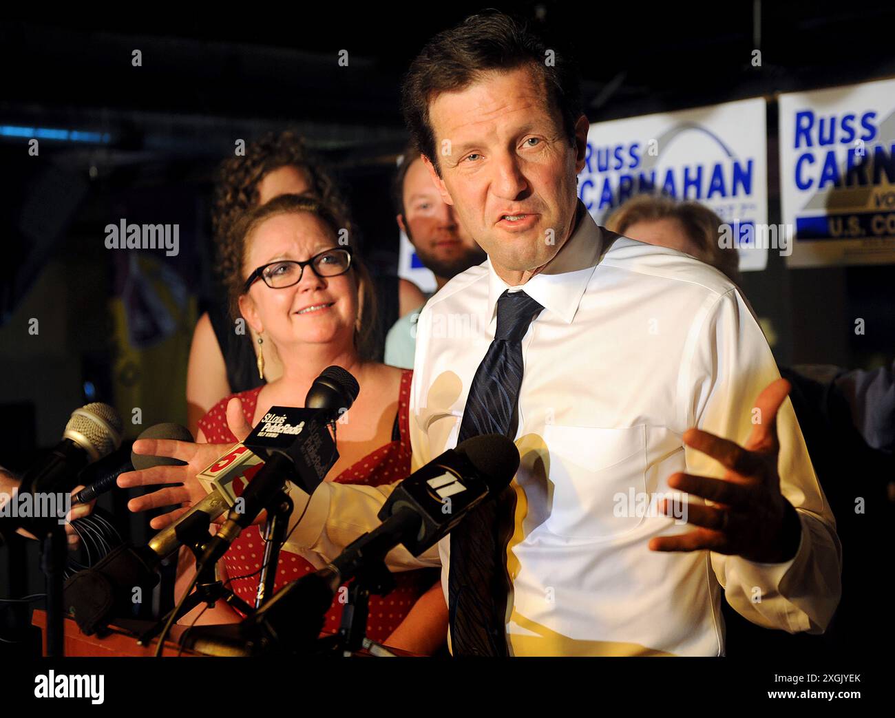US-Rep. Russ Carnahan schlug bei der Wiederwahl Stockfoto