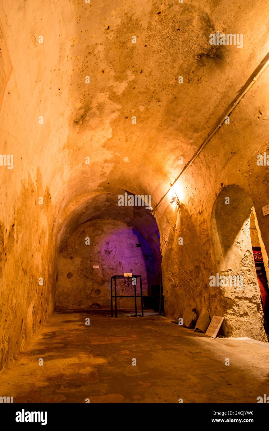 Die Katakomben von Beaterio, Altstadt, cadiz, spanien. Stockfoto