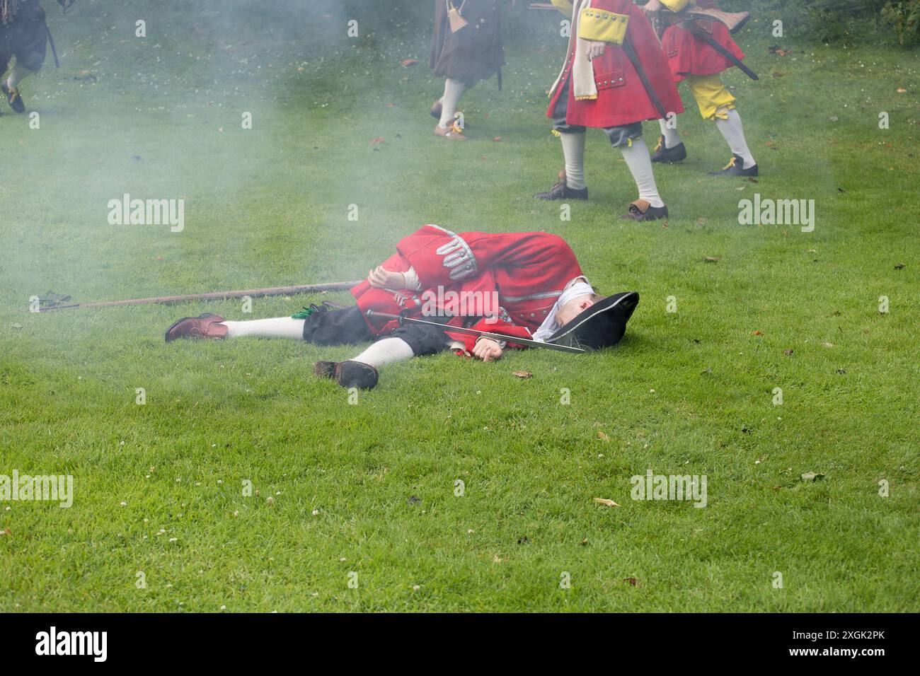 Monmouth Rebellion Reenactment Stockfoto