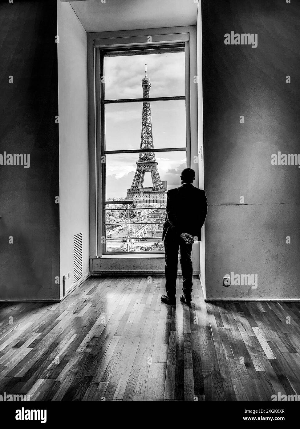 Paris, La Tour Eiffel, Champ-de-Mars, la seine, 'Exposition universelle de 1889, Denkmäler Historiques Stockfoto