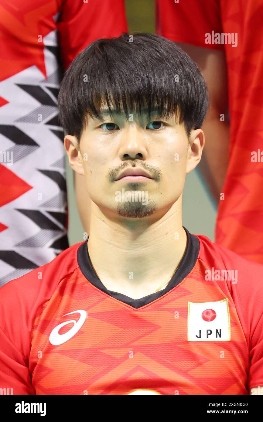 Tokio, Japan. Juli 2024. Masahiro Sekita (JPN) Volleyball : Fotosession der japanischen Männer-Volleyball-Nationalmannschaft in Tokio, Japan. Quelle: Yohei Osada/AFLO SPORT/Alamy Live News Stockfoto