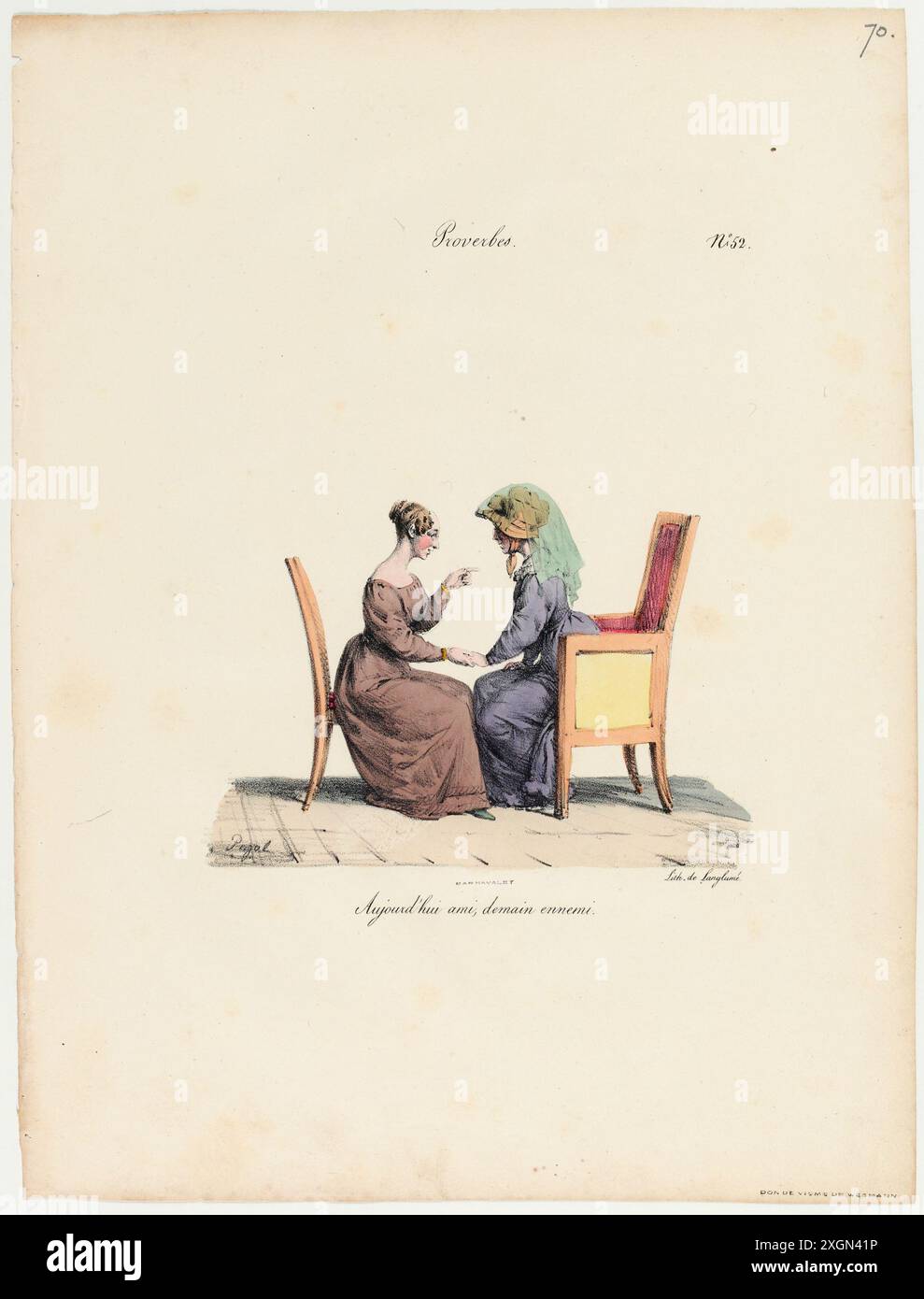 Pigal, Edme-Jean (Dessinateur-lithographe) | Langlumé, Pierre (Imprimeur-lithographe) Stockfoto