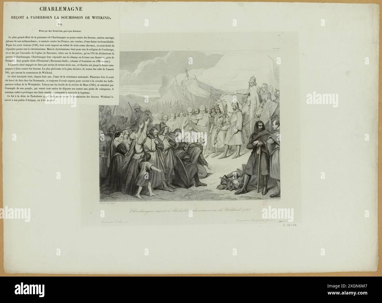 Joubert, Ferdinand(Graveur)|Massard, Léopold(Dessinateur)|Scheffer, Ary(Auteur du modèle)|Gavard, Jacques Dominique Charles (Herausgeber) Stockfoto