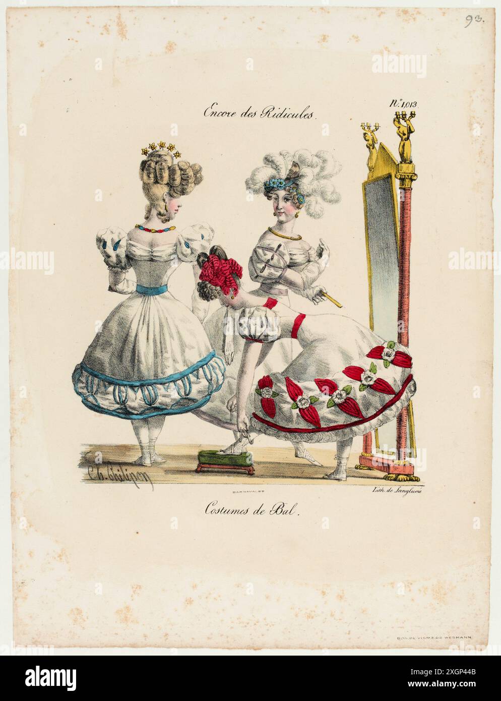 Philipon, Charles (Dessinateur-lithographe) | Langlumé, Pierre (Imprimeur-lithographe) Stockfoto