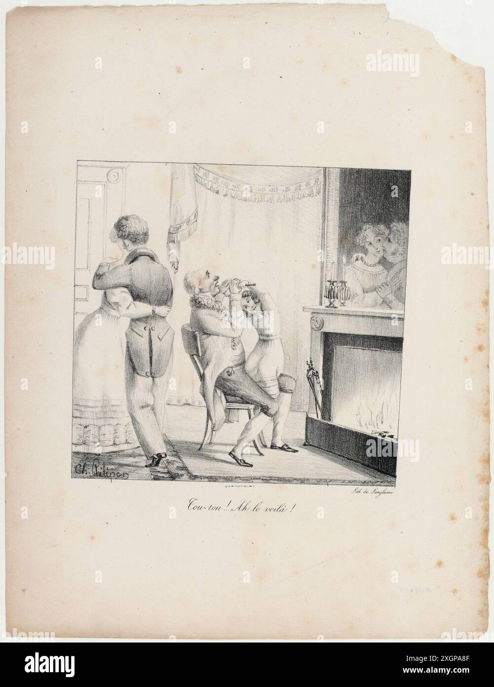 Philipon, Charles (Dessinateur-lithographe) | Langlumé, Pierre (Imprimeur-lithographe) Stockfoto