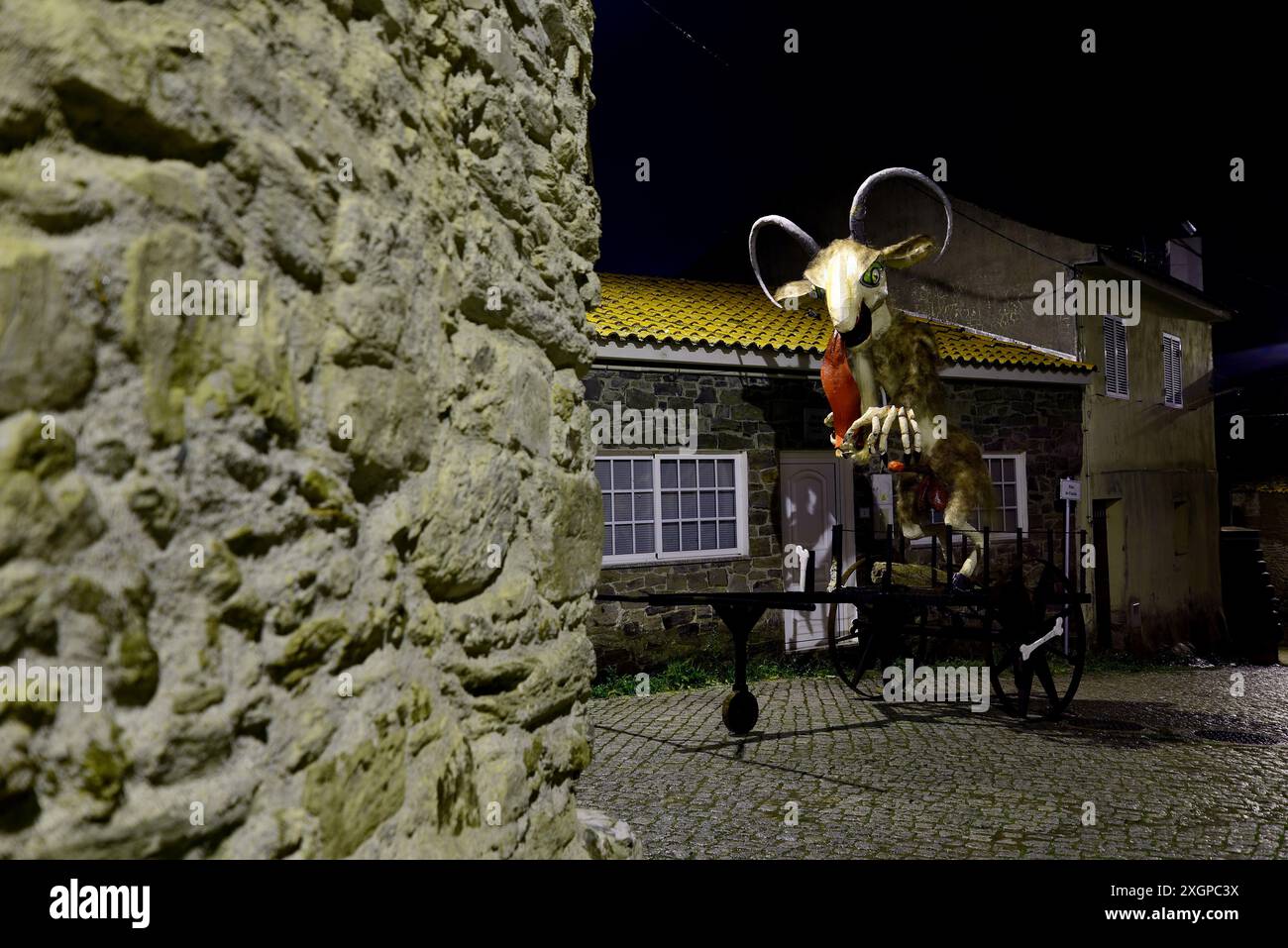 Festival der Cabra e o Canhoto von Cidos, Vinhais, Braganca, Portugal Stockfoto