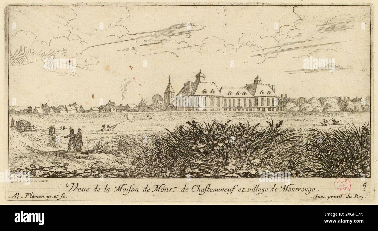 Flammen, Albert (Graveur)|Flamen, Albert (Dessinateur)|Flamen, Albert (Marchand d'estampes) Stockfoto