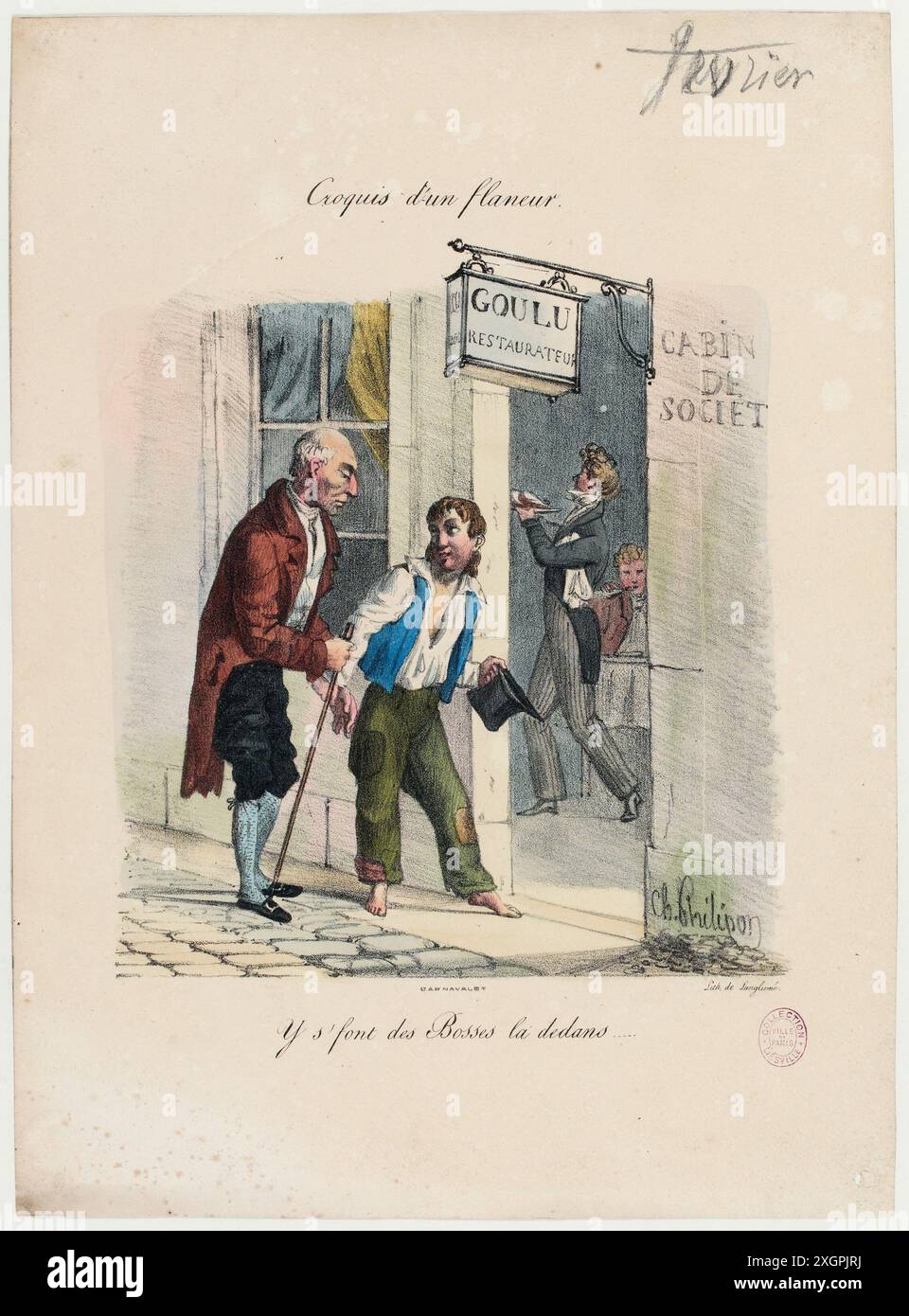 Philipon, Charles (Dessinateur-lithographe) | Langlumé, Pierre (Imprimeur-lithographe) Stockfoto