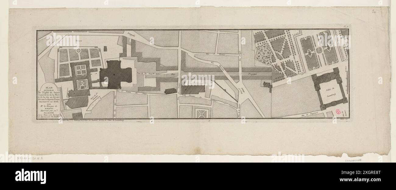 Bellicard, Jérôme-Charles Stockfoto