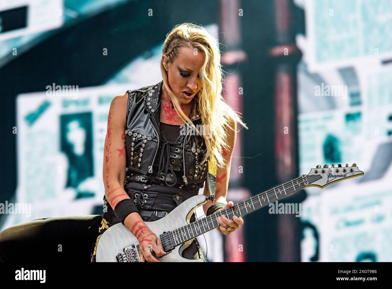 08.06.2024 Norje, Schweden: Band Alice Cooper tritt beim Sweden Rock Festival auf. (Foto: Lennart Håård | HaardRockPhotography) Stockfoto