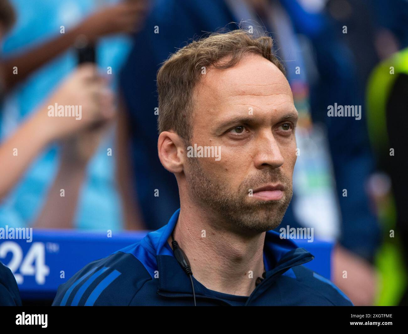 Andreas Hinkel (Belgien, Co-Trainer), GER, Ukraine (UKR) gegen Belgien (BEL), Fussball Europameisterschaft, UEFA EURO 2024, Gruppe E, 3. Spieltag, 26.06.2024 Foto: Eibner-Pressefoto/Michael Memmler Stockfoto