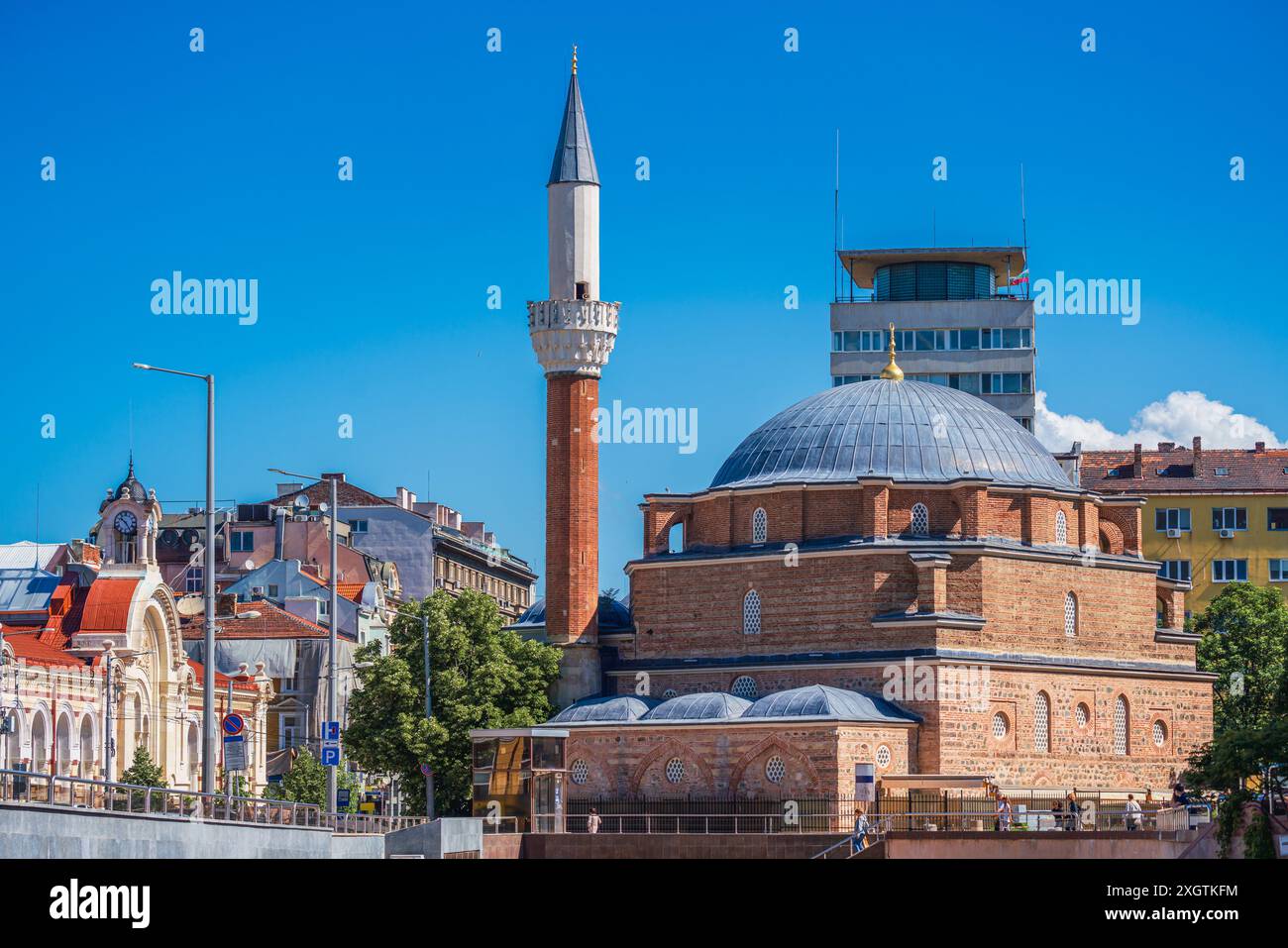 Banya-Baschi-Moschee, Osmanisches Gebäude in Sofia, der Hauptstadt Bulgariens Stockfoto