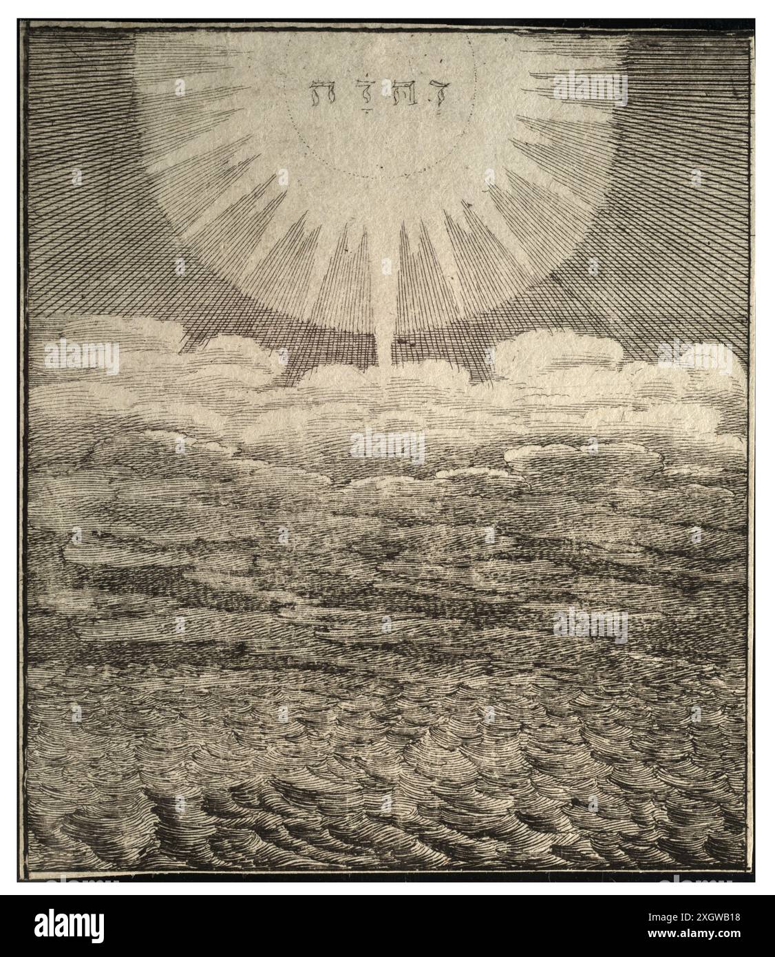 Chaos von Wenceslaus Hollar (1607–1677). Stockfoto