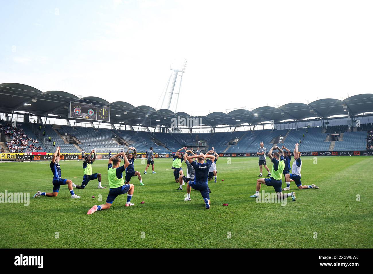 Graz, Österreich. Juli 2024. Freundschaftsspiel zwischen HNK Hajduk aus Kroatien und Fenerbahce SK aus der Türkei in der Merkur Arena. In Graz, Österreich, am 10. Juli 2024. Foto: Luka StanzlPIXSELL Credit: Pixsell/Alamy Live News Stockfoto