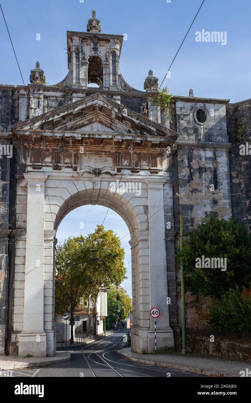 Arco Triunfal das Amoreiras, Lissabon, Portugal Stockfoto
