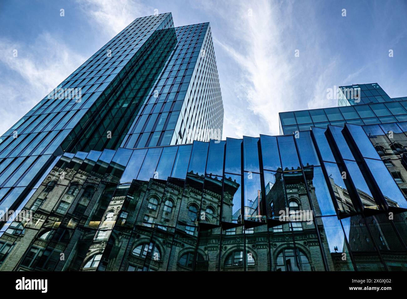 John A. Paulson Center, New York University, Low-angle View, New York City, New York, USA Stockfoto