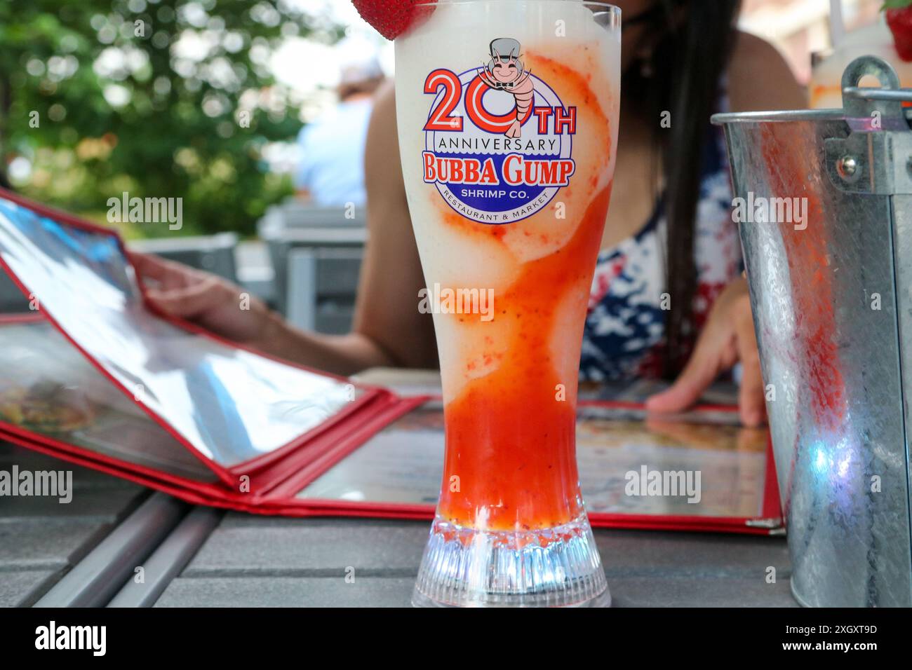 Bubba Gump Shrimp Co Restaurant im Zentrum von Chicago Stockfoto
