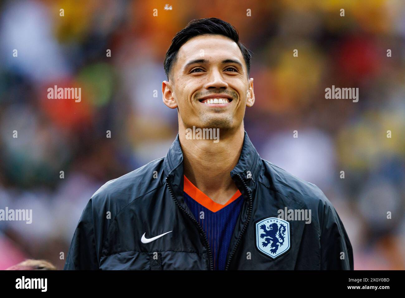 München, Deutschland. Juli 2024. Tijjjani Reijnders (Niederlande) wurde im Achtelfinale der UEFA Euro 2024 zwischen Rumänien und den Niederlanden in der Allianz Arena gesehen. Endstand; Rumänien 0:3 Niederlande. Quelle: SOPA Images Limited/Alamy Live News Stockfoto