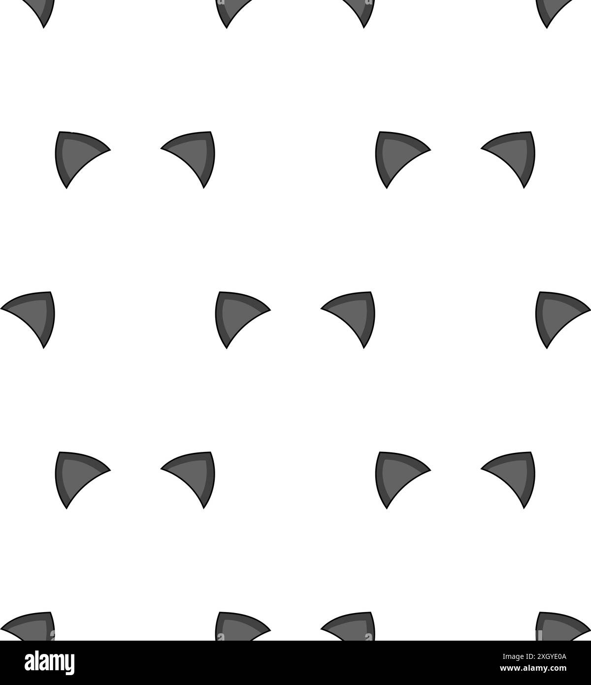 Farbiges Nahtmuster. Cartoon-Stil. Von Hand gezeichnet. Vektorgrafik isoliert auf weißem Hintergrund. Für Papier, Poster, Banner. Stock Vektor