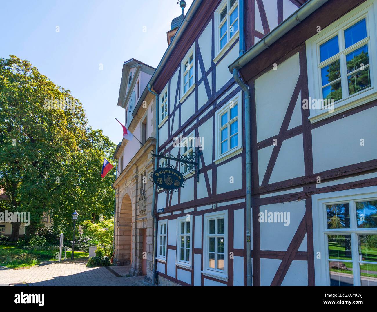 museum Salzmuseum im Stadttor Söder Tor in Bad Sooden Bad Sooden-Allendorf Nordhessen Hessen, Hessen Deutschland Stockfoto