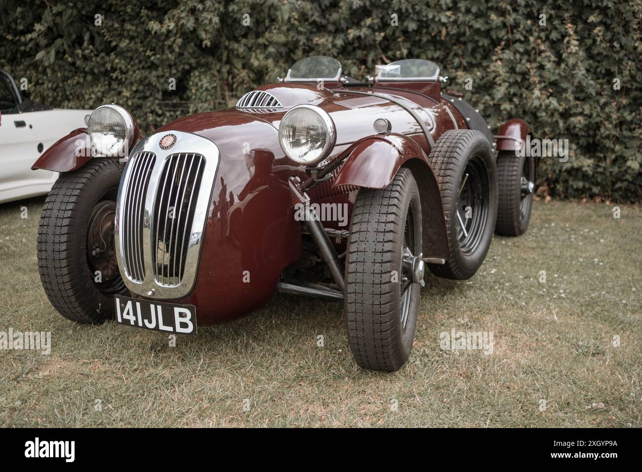 1952 Frazer Nash Bristol Le Mans Replik 141JLB bei einem Oldtimer-Treffen Stockfoto