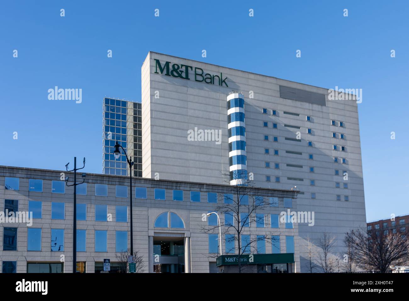 Bürogebäude der M and T Bank in Buffalo, NY, USA. Stockfoto