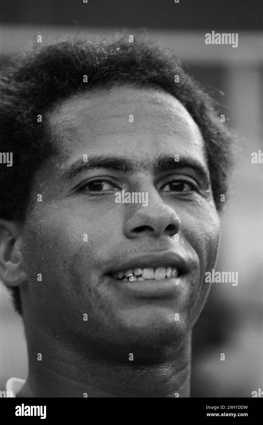 Chip Hooper, US-amerikanischer Tennisspieler, nahm 1987 an den French Open Teil. Stockfoto